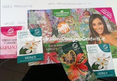 campioni omaggio cosmetici Do Brasil