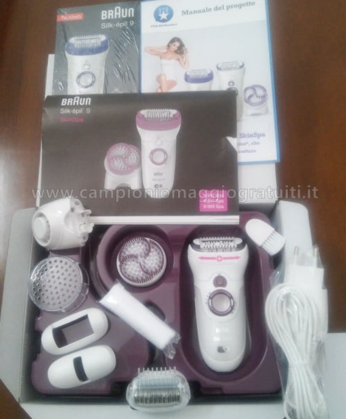 Epilatore Braun da Testare su Desideri Magazine