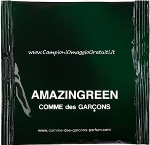 campione gratuito profumo amazingreen