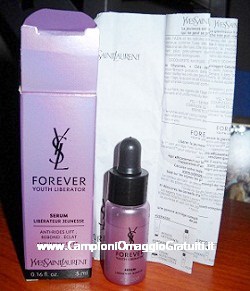 campioni omaggio yves saint laurent ricevuti da PAtrizia