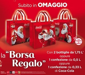 Borda Regalo omaggio con Coca Cola