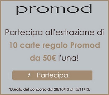 Concorso a premi Promod
