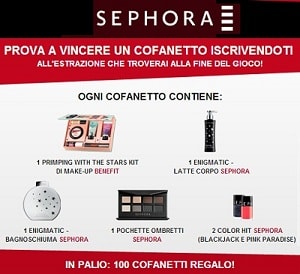 Concorso a premi Sephora