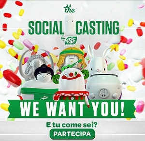 Concorso Tic Tac Social Casting
