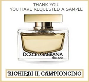 Campioncini Profumo Dolce e gabbana