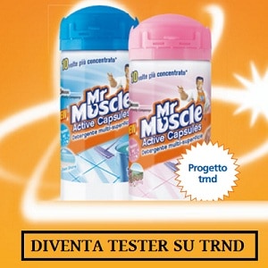 Diventa Tester Mr Muscle Active Capsules TRND