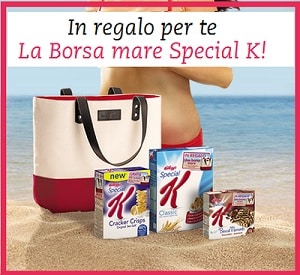 Borsa Mare in OMAGGIO con Kellogg's