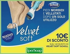 Buoni sconto Scholl Velvet Soft