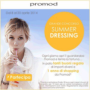 Concorso a premi Promod Summer Dressing