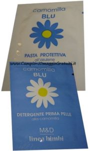 campioni omaggio Camomillablu