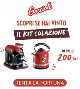 concorso instant win vinci con gocciole