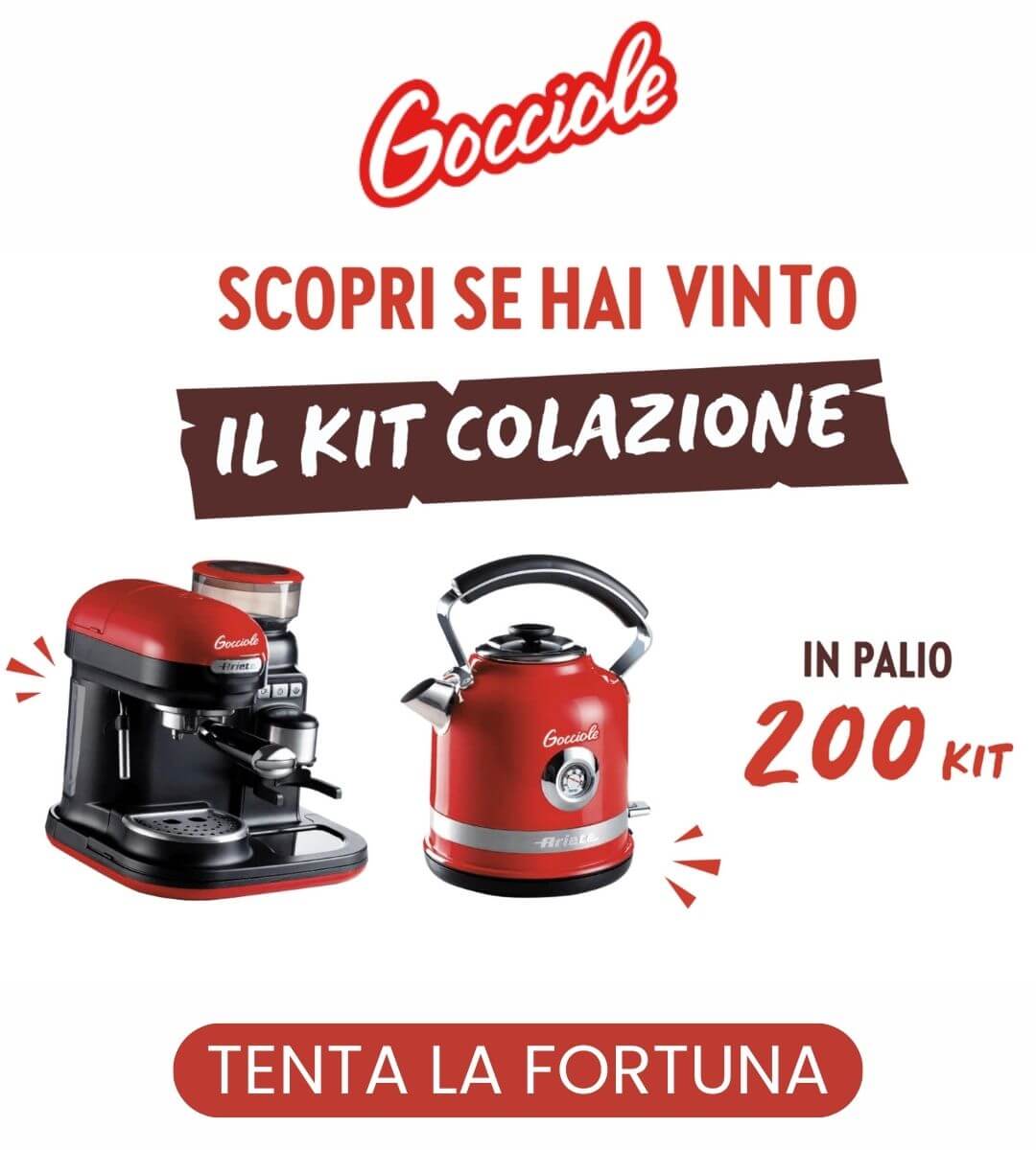 concorso instant win vinci con gocciole
