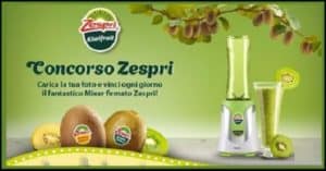 Concorso Zespri vinci ogni giorno il Mixer Zespri