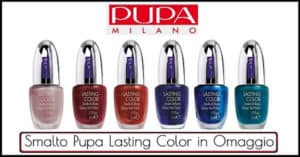 Smalti omaggio Pupa su Grazia