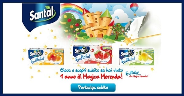 Concorso Santal: vinci un anno di Magica Merenda