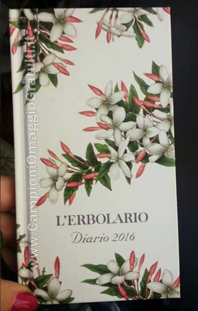 Calendario-Agenda 2016-Ricevuto-Gratis-LErbolario