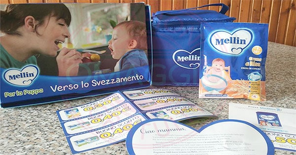 campioni omaggio per lo svezzamento Mellin