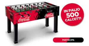 Concorso Vinci un calcetto con Coca-Cola