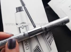 mascara clinique omaggio ricevuto da Valentina