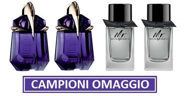 Campioni-omaggio-profumi-Alien-di-Thierry-Mugler-e-Mr-Burberry