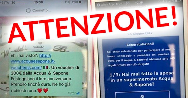 truffa Acqua & Sapone