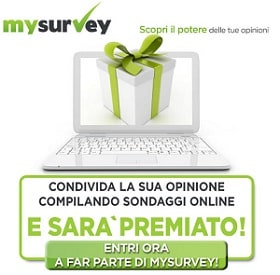 Iscrizione MySurvey