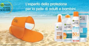 Operazione a premi Ambre Solaire ti regala una tenda da spiaggia
