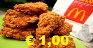 McDonald's Chicken Wings a 1 euro