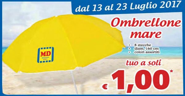 Ombrellone Md Ld a 1 Euro