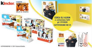 Cattivissimo Me 3 in Omaggio con Kinder