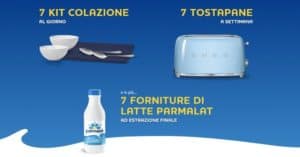 Concorso Parmalat 7 colazioni Premi Concorso Parmalat 7 colazioni