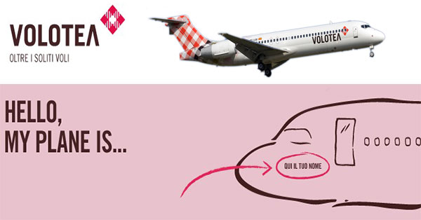 Concorso Volotea Hello My Plane Is