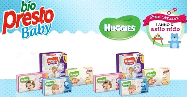 Buono Sconto Huggies Vinci un anno di Asilo Nido
