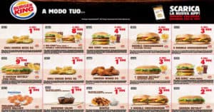 Buoni Sconto Burger King