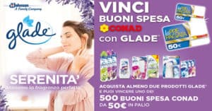 Concorso Vinci Buoni Spesa Conad con Glade