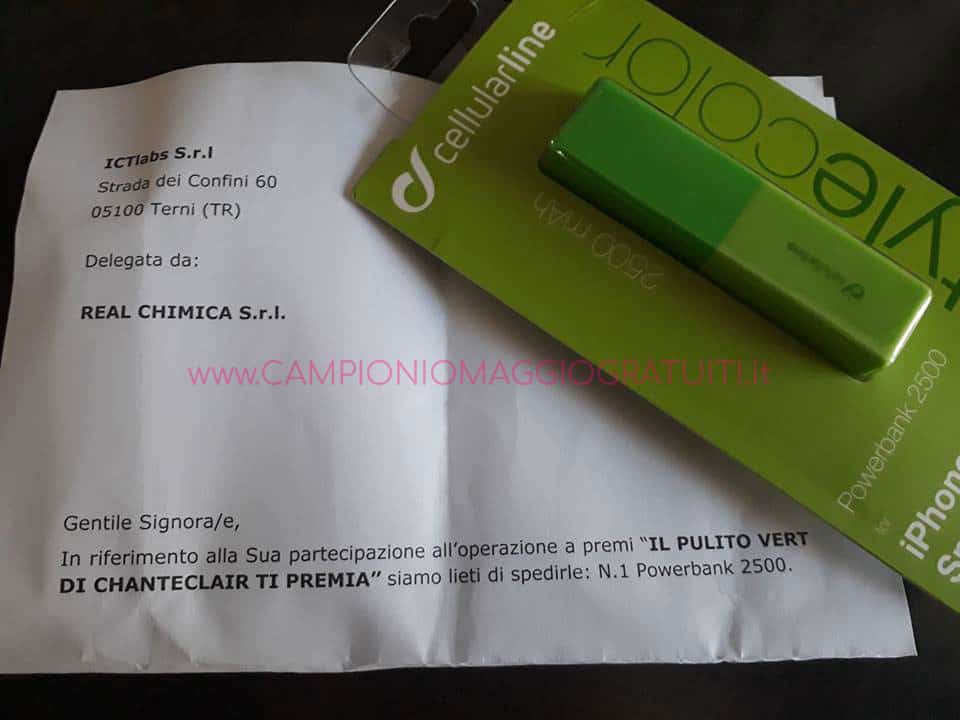 Concorso Il pulito Vert di Chanteclair ti premia