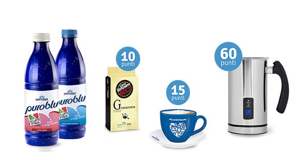 Premi concorso Parmalat Puro Blu