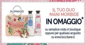 Scatolina L'Occitane con 2 creme mani in omaggio