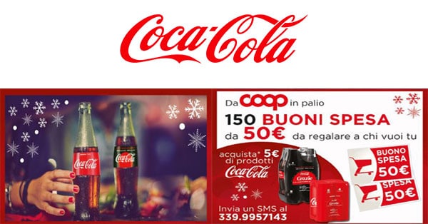 Concorso Vinci e fai un regalo con Coca-Cola e Coop