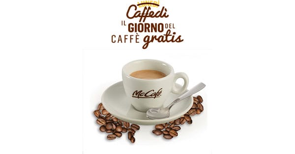 Caffè Gratis + Sorpresa da McDonalds