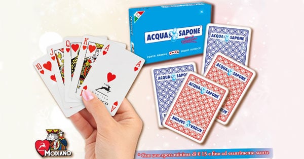Carte Gioco in omaggio da Acqua & Sapone