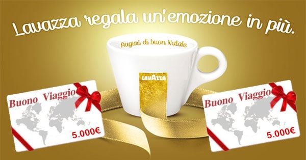Concorso Lavazza regala un'emozione in più