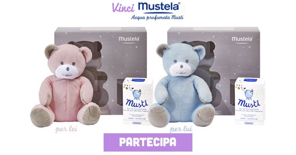 kit Mustela con Orsetto Musti e profumo di bimbo