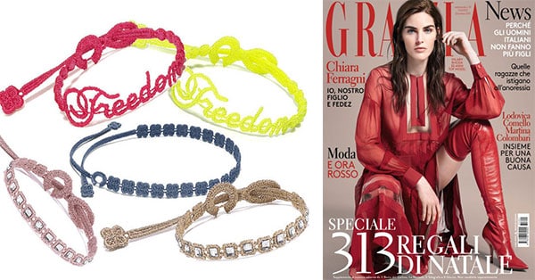 Bracciali Cruciani in edicola
