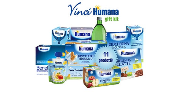 kit di prodotti infanzia Humana