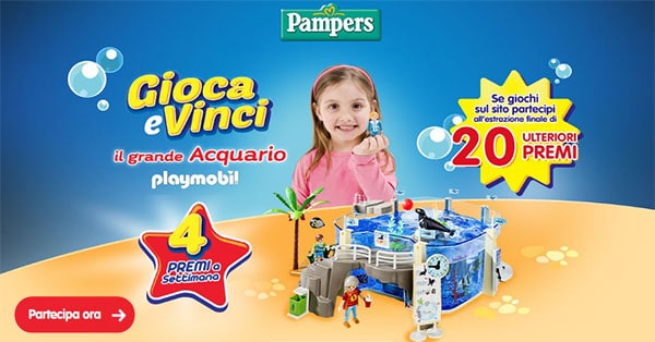 Concorso Pampers Gioca e vinci il grande acquario 2° edizione