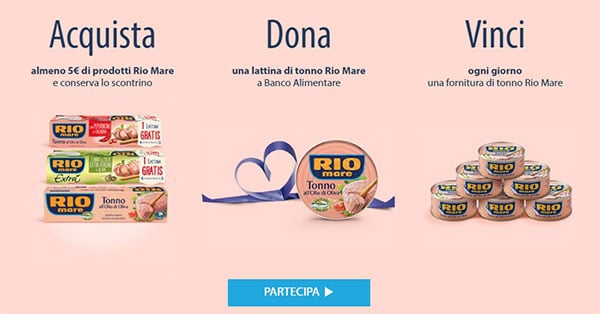 Concorso Rio Mare UnTonnoPerTutti terza edizione