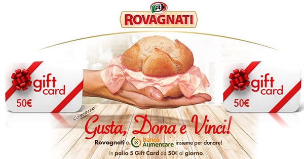 Concorso Rovagnati Gusta, Dona e Vinci