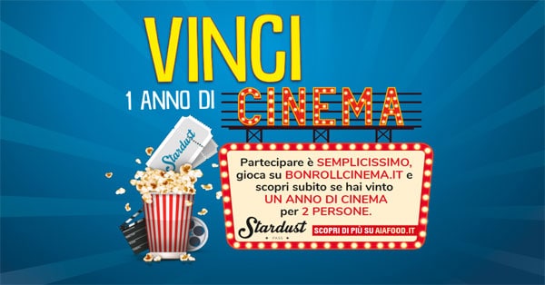 Concorso Vinci un anno di cinema con BonRoll AIA