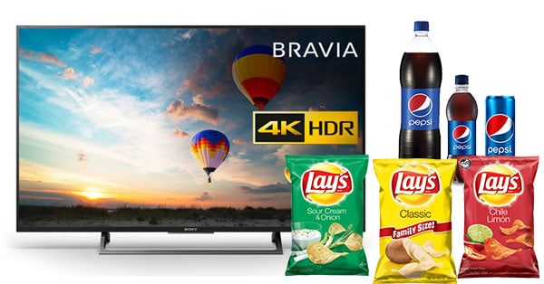 Vinci TV con Pepsi e Lay's